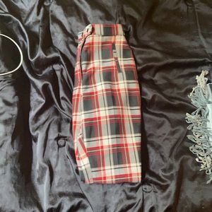 Plaid Slim Fit pants